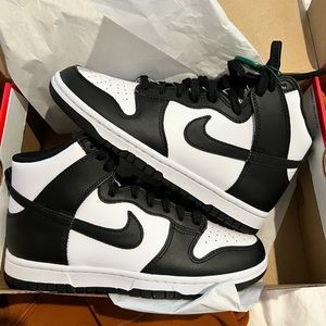 NWT Nike Dunk Panda White/Black High